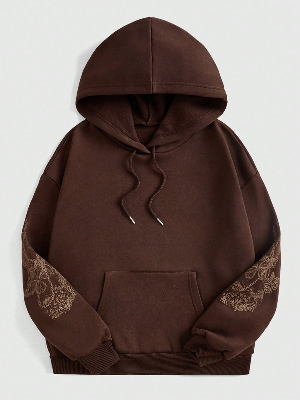 SOLY HUX Women's Graphic Hoodies Heart Print Drawstring Long Sleeve Pocket Sweatshirt Pullover Tops